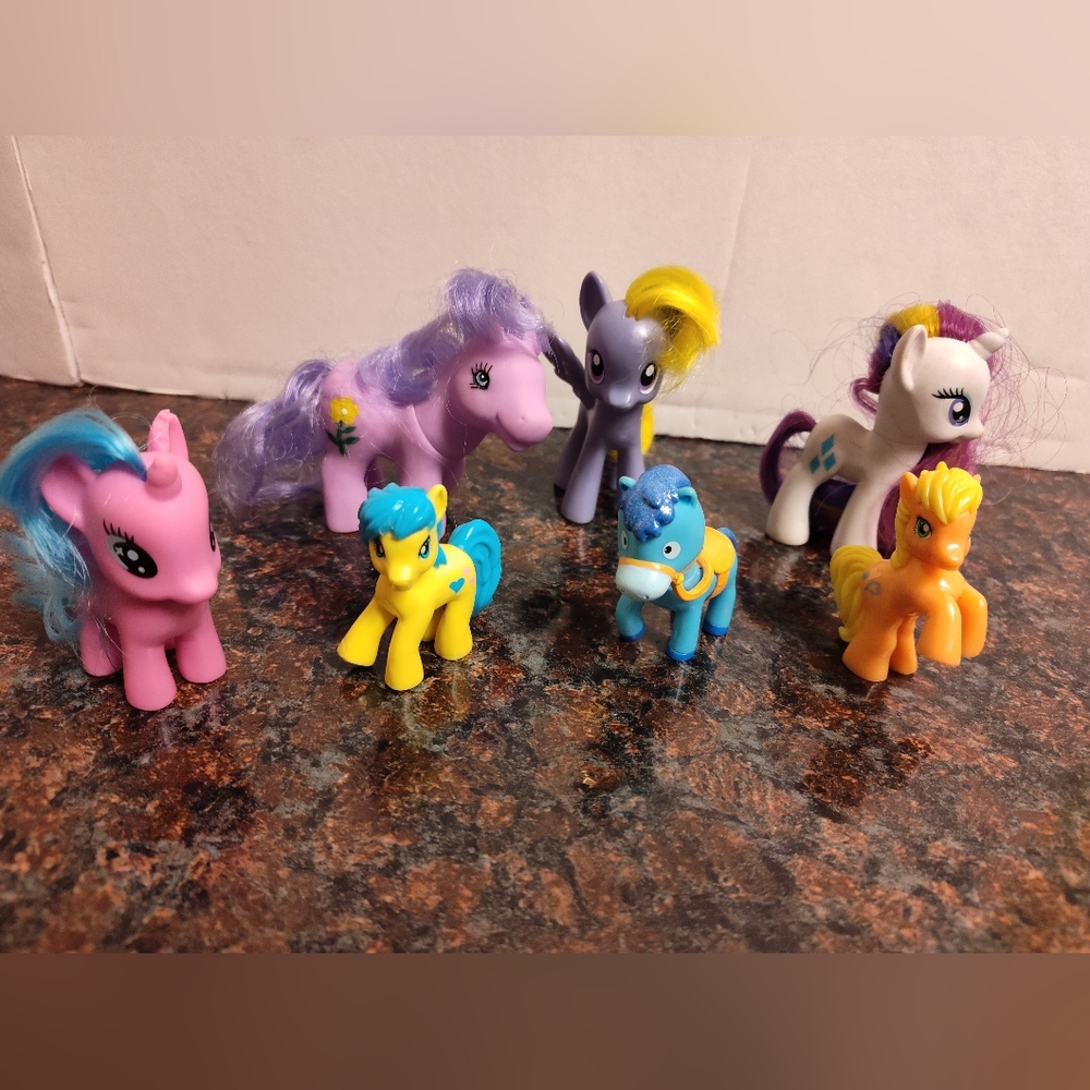 🔵 Colorful my little Pony Toy lot For All Ages